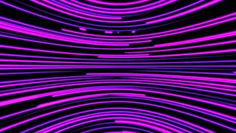 Glowing horizontal lines abstract background loop pink Video stock 200982425