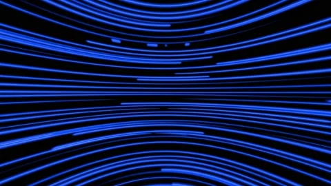 Glowing-horizontal lines abstract background loop blue Stock Footage 200982460