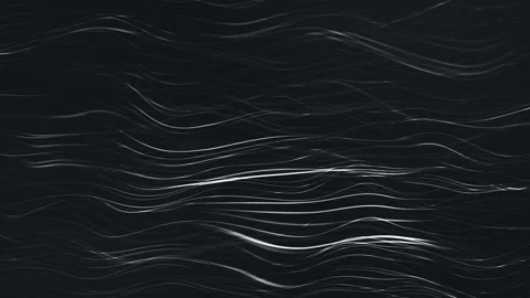 Glowing Horizontal Strings In The Dark Stock Footage 153107500