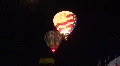 Glowing Hot Air Balloons At Dawn HD Footage
