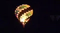 Glowing Hot Air Balloons At Dawn HD Footage