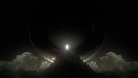 Glowing Human Figure Standing Up Stock Footage 304130039