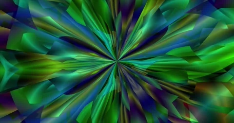 A glowing kaleidoscope of multicolored light rays Stock Footage 336792050