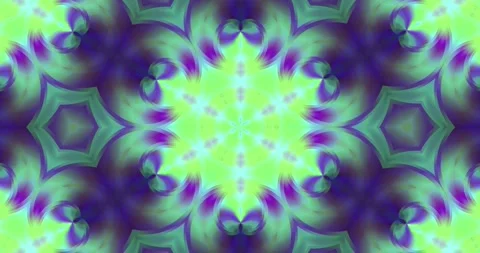 A glowing kaleidoscope of multicolored light rays Video stock 336792068