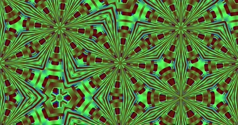 Glowing kaleidoscope of multicolored rays Stock Footage 212457938