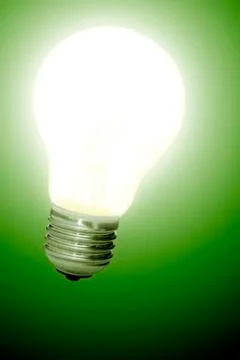 Glowing lamp Stock Photos