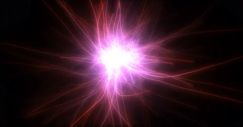 Glowing Lattice Universe , cosmic string expanding Stock Footage 64866718
