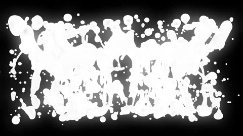 Glowing lava alpha Stock Footage 338187704