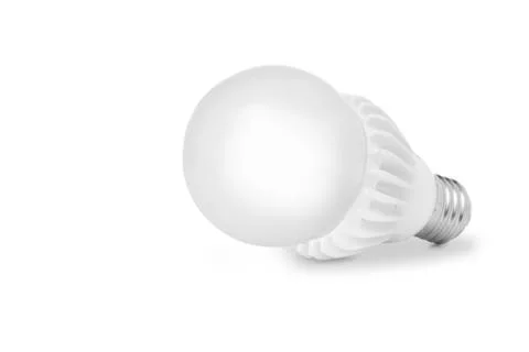 Glowing LED bulb Stock Photos