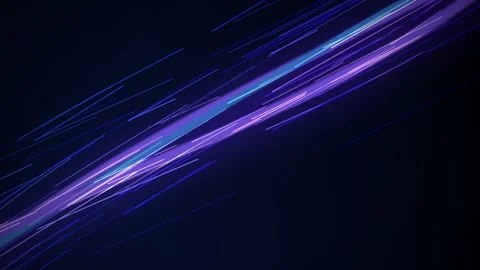 Glowing light beams stream diagonally in a seamless loop Stock Footage 340957297
