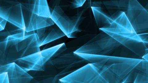 Glowing Light Blue Abstract Lines Background Video stock 89714970