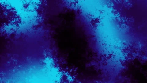 Glowing light blue and royal blue gradient flow on black background loop 4K Stock Footage 337175306
