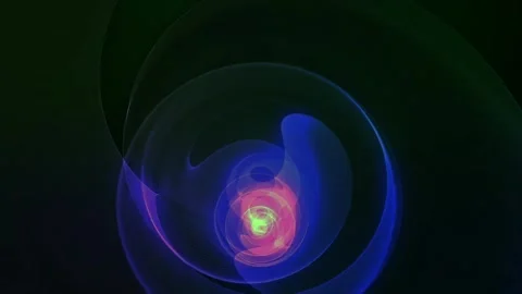 Glowing light with blue waves waving green screen Stock Footage 259859337