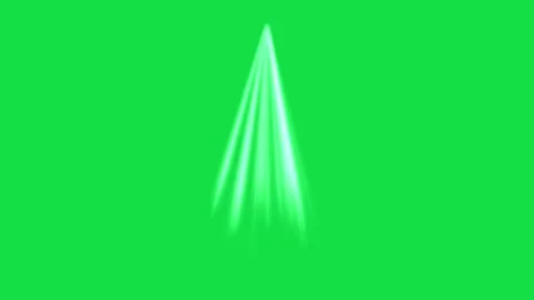 Glowing Light Bright Rays Animation On Green Screen Background Video stock 303449727
