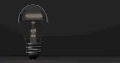 Glowing light bulb Stock Footage 249183013