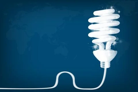 Glowing light bulb in idea innovation and inspiration concept Stock Photos