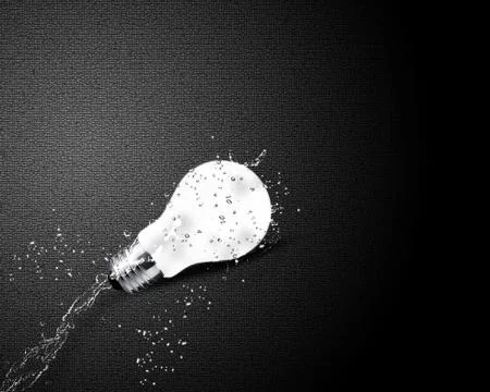 Glowing Light bulb Stock Photos
