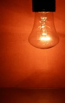 Glowing Light Bulb Stock Photos