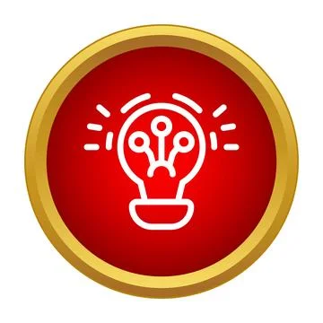 Glowing light bulb representing innovation, idea, and creativity 스톡 일러스트