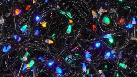 Glowing light bulbs in 4K Stock Footage 141499040
