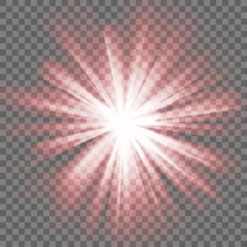 Glowing light burst 스톡 일러스트
