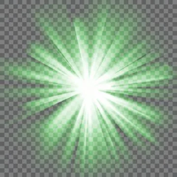 Glowing light burst Illustrazione stock