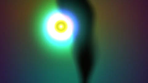Glowing light circle with shadow. 스톡 동영상 336235539