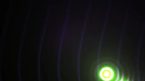 Glowing light in dark background with blue lines. Stock Footage 337466828