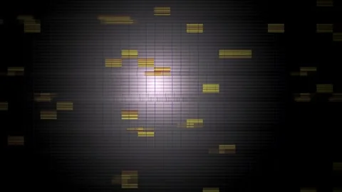 Glowing Light on Dark Background. Stock Footage 334876189