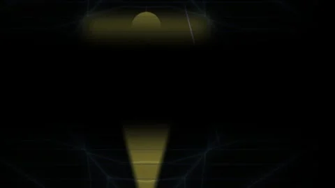 Glowing light in dark space with white background. Stock Footage 337511216