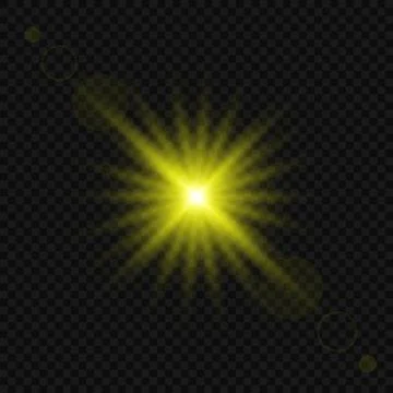 Glowing light effect isolated Stock Illustration