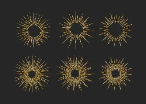 Glowing light effect star. Sparkle lights Stock Illustration
