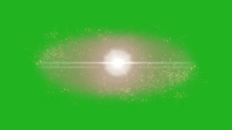 Glowing light energy motion graphics with green screen background Stock Footage 252060319