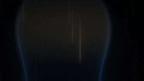 Glowing Light Formations in Dark Space. Stock Footage 336235449