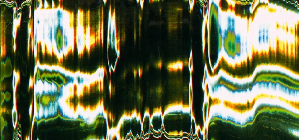 Glowing light glitch distortion overlay background Stock Illustration