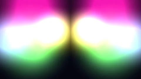 Glowing light, green and white heart on black background Stock Footage 331643513