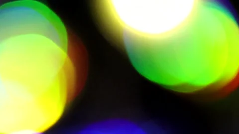 Glowing light leak on black background Stock-Footage 309426768