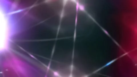 Glowing light lines creating abstract digital background pattern 库存插图