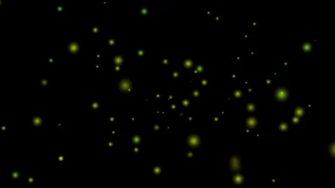 Glowing Light Particles in Dark Background for Abstract and Artistic Designs Stock Footage 334700289
