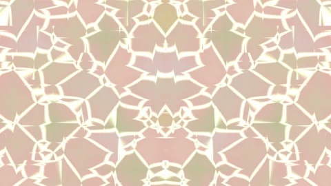 Glowing light on a pastel background, a symmetrical pattern Stock Footage 331643618