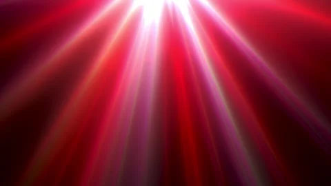 Glowing light rays animation with vibrant magenta and red colors descending.. Stock Footage 319020131