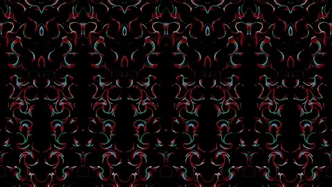 Glowing light that regulates the movement of the lines in full color Stock Footage 268521144