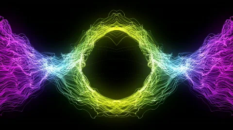 Glowing Light Strings Stock-Footage 114937