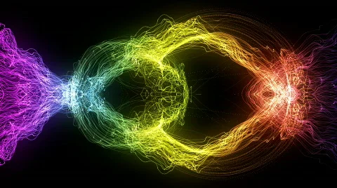 Glowing Light Strings Stock-Footage 114942