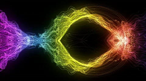 Glowing Light Strings Stock-Footage 114944