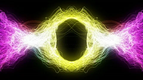 Glowing Light Strings Stock-Footage 114956