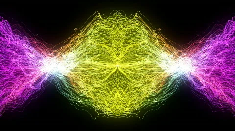 Glowing Light Strings Stock-Footage 114959