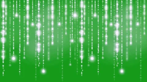 Glowing light stripes motion graphics with green screen background Stock Footage 164711888