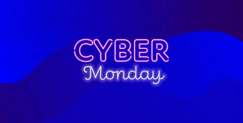Glowing light text on wavy blue background. Sale shopping concept Stockillustratie