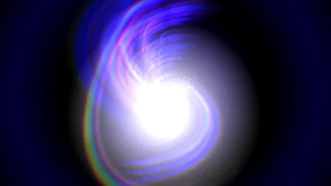 Glowing Light Vortex Space Tunnel Motion Background Stock-Footage 277338281